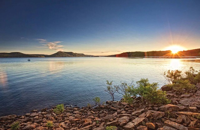 Where you can fish, water ski, enjoy the man-made beach, or go boating.