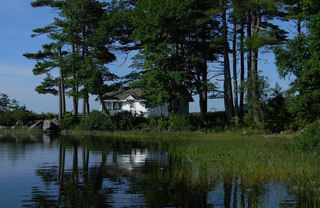 Whispering Pines Cottage - Entouré par le lac Pemaquid avec de belles vues