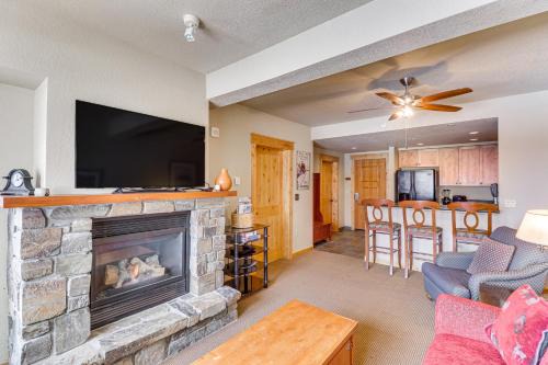 Whitefish Mountain Condo Balcony and Resort Access!