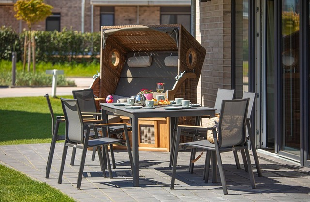 Wiking-koje 1 - Sauna, 3 Schlafzimmer, Terrasse, Strandkorb