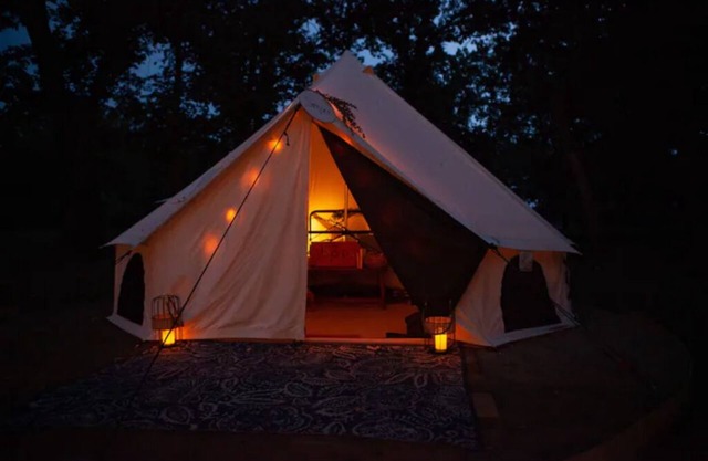 Willow Tent at The Grove Glamping