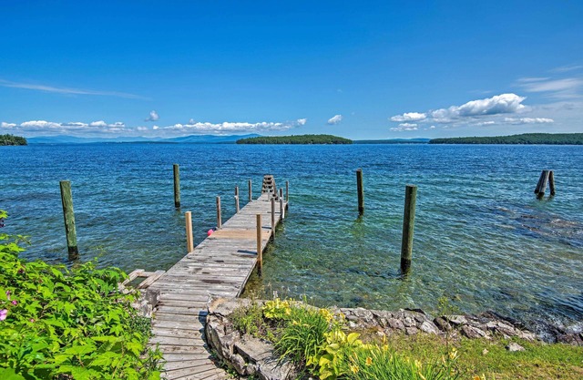 Winnipesaukee Lakefront Home with Dock & Views!