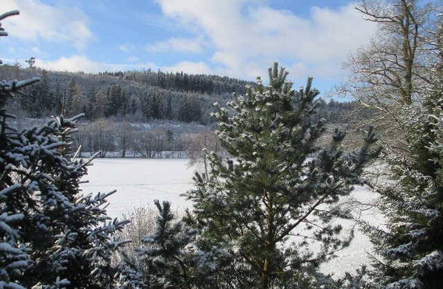 * Emplacement idyllique sur le ruisseau Orke surplombant la Rothaargebirge *