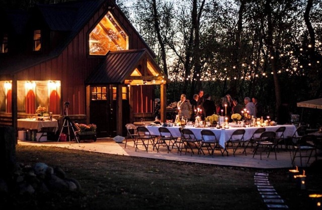 Maison à ossature bois au cœur de la région rurale du Minnesota