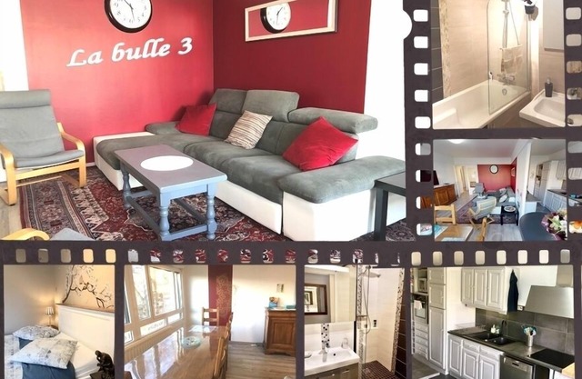 BedinReims Superbe 110m² 4chb/2sdb +parking gratuit centre Ideal 8 à 9pers