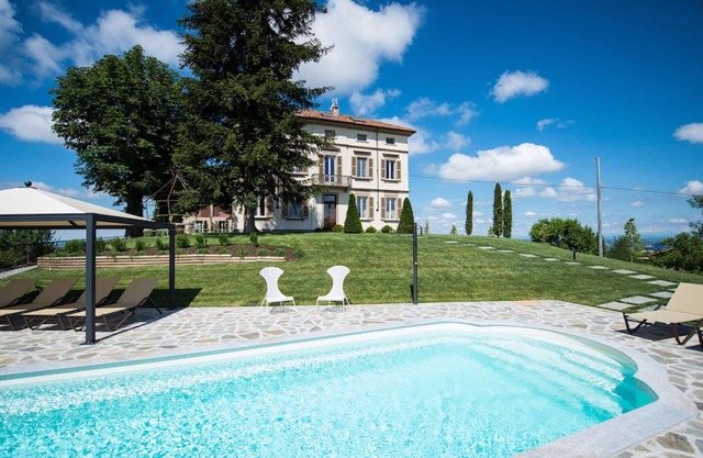 Maison de vacances privée avec piscine privée, WIFI, climatisation, TV, patio, vue panoramique