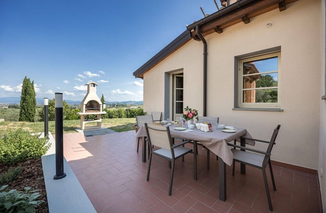 Maison de vacances privée avec climatisation, WIFI, vue panoramique, parking, près de Florence