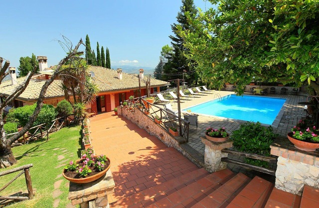 Maison de vacances privée avec climatisation, WIFI, piscine privée, TV, patio, vue panoramique