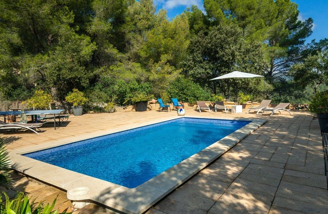 Maison de vacances privée avec climatisation, WIFI, piscine privée, TV, patio, vue panoramique