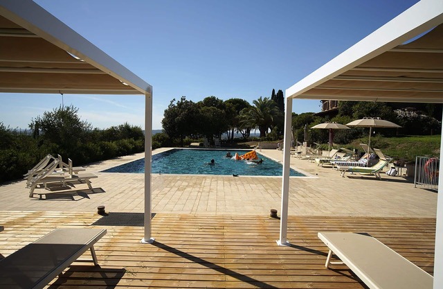 Maison de vacances privée avec climatisation, piscine privée, WIFI, TV, terrasse, vue panoramique