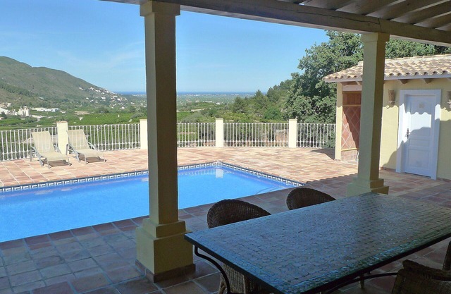 Maison de vacances privée avec WIFI, climatisation, piscine privée, TV, terrasse, vue panoramique