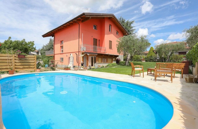 Maison de vacances avec climatisation, piscine privée, WIFI, TV, patio, vue panoramique, parking
