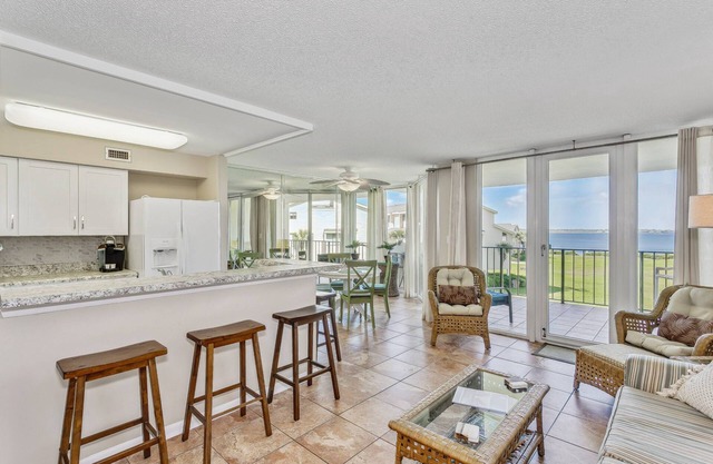 Wonderful Water Views at Santa Rosa Dunes |Large Private Balcony |Updated |Pool |Tennis |Elevator