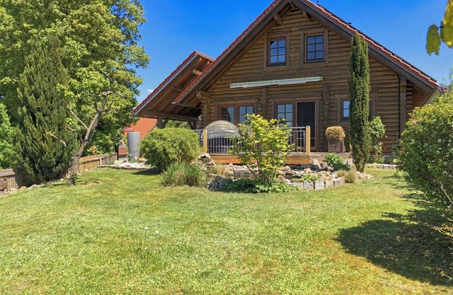 Maison de vacances en bois avec sauna