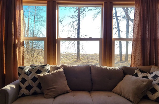 Woodland cabin on the Bay