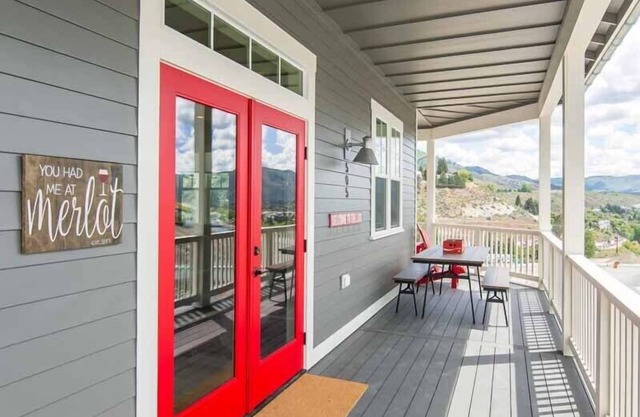 Tu m'avais eu au Merlot au belvédère du lac Chelan