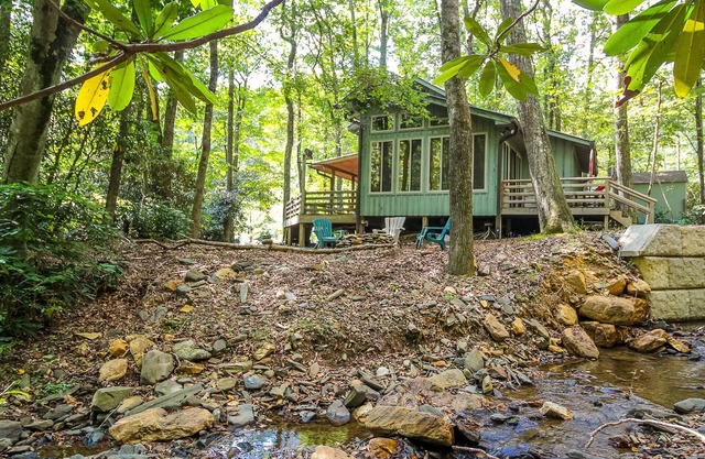 Creekside Comfort - Creekfront W / Fire Pit, WiFi, bûches au gaz et près de Boone