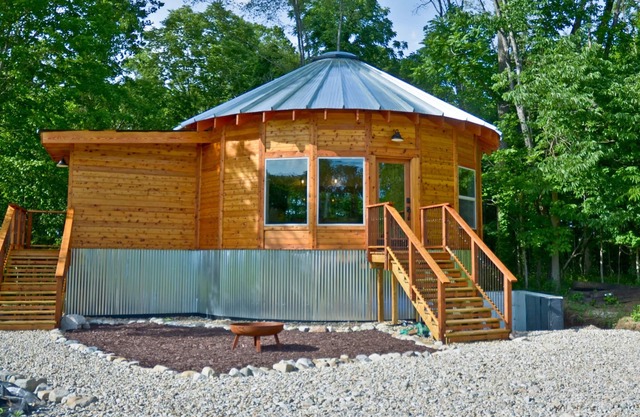 Luxury Yurt inspired Cabin at The Queen & I Homestead