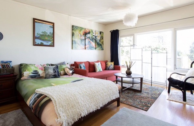 Zen Den Studio dans le N. Berkeley Hills! Bain à remous et vue sur la baie! Animaux acceptés