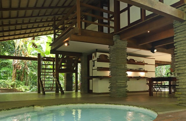 Maison zen dans la forêt atlantique, plage Promirim, piscine, 3 suites, terrasse, gastronomique