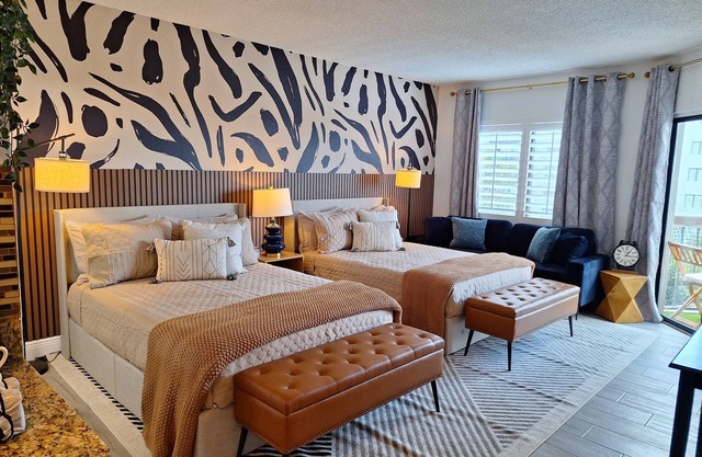 Zen Nest Cozy Studio with AC, WiFi, fitness room in marvelous Orlando