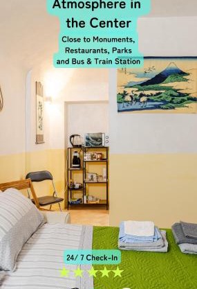 Zen-Studio mit kostenlosem Parkplatz und automatischem Check-in 24 7