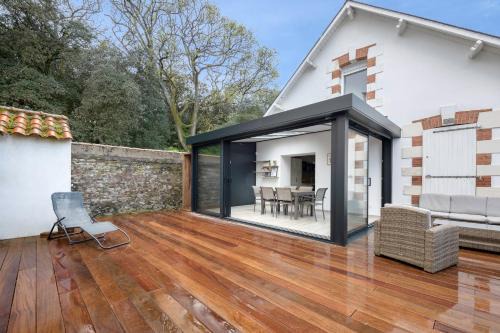 Saint-Michel-Chef-Chef Maison | À 50m de la plage, jolie maison pour 8