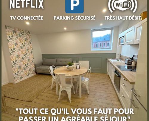 Douai Appartement | ღ Fabrik Parking sécurisé & Wifi fibre