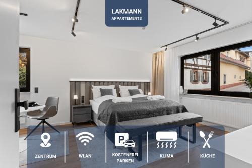 Sankt Martin Appartement | 1-2 Personen - Parkplatz - Fahrradgarage - Zentrum - Küche - Klima