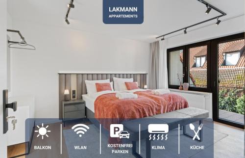 Sankt Martin Appartement | 1-2 Personen - Parkplatz - Fahrradgarage - Zentrum - Küche - Balkon - Klima