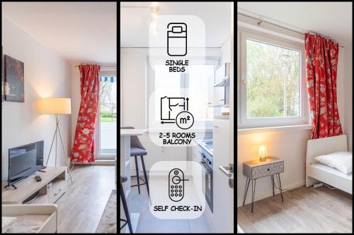 Kolonie Eichenweiler Appartement | 1-5 Zimmer Wohnungen, Einzelbetten