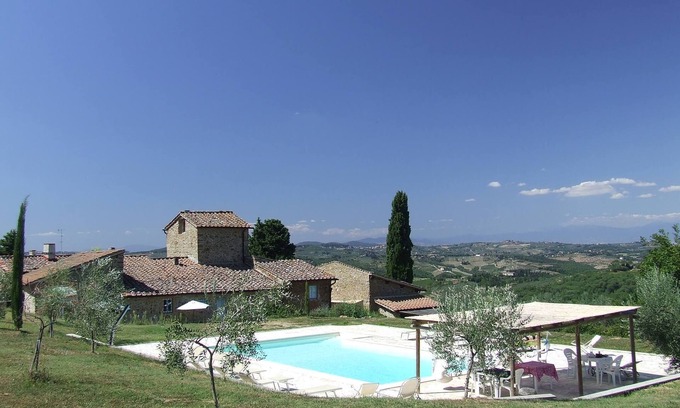 Greve in Chianti Appartement | Appartement 1 chambre dans domaine agricole avec piscine
