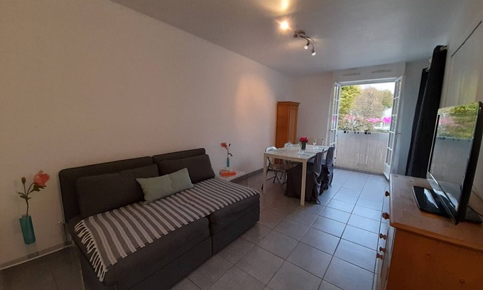 La Roche-Posay Appartement | T2 au centre-ville avec WiFi et ascenseur à La Roche-Posay