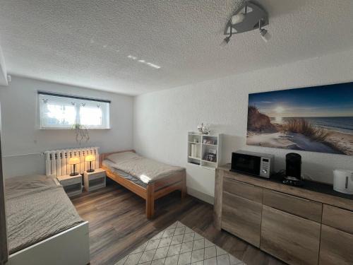 Eichsfelder Kessel Appartement | 1-Raum Ferienwohnung Souterrain Niederorschel
