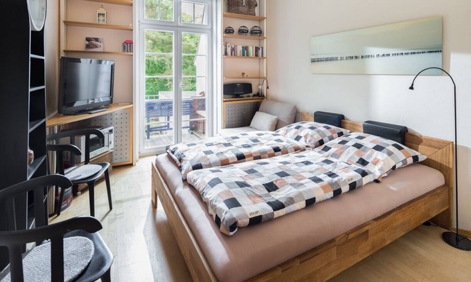 Norderney Appartement | 1-room apartment furnished in natural tones