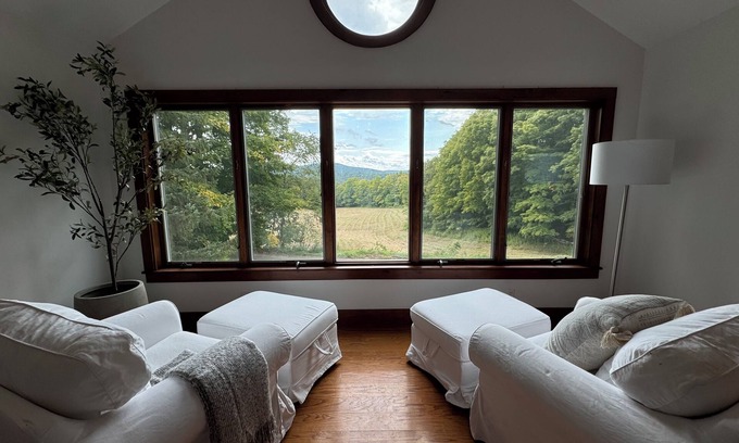 East Chatham Maison | 10 Acre Country Estate with Pool, Hot Tub & Views!