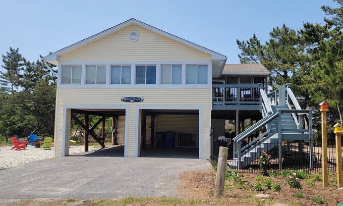 Broadkill Beach Maison | 10 Florida Ave 200Ft to Water Pet Friendly Broadkill Beach Home Bay Block