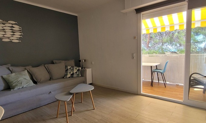 El Roc de Sant Gaieta Appartement | 10 mètres plage terrasse vue mer