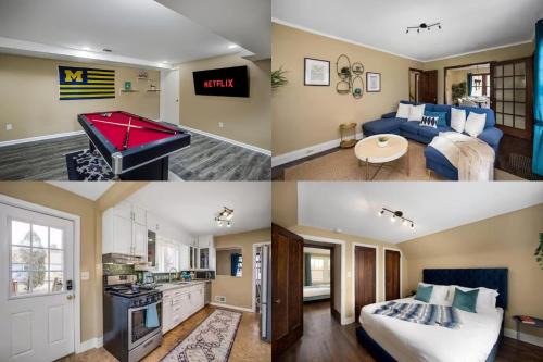 Ann Arbor Maison | 10 Mins To The Big House and Sleeps Up To 10 Guests