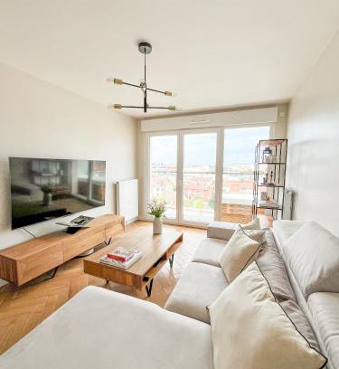 Quartier de Becon Appartement | 10 Minutes From Paris - Stunning Views - Scandi Zen Paris