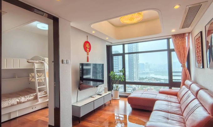 Xiangzhou District Appartement | 100 m² Appartement ∙ 4 chambres ∙ 8 personnes