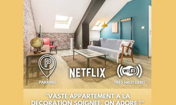 Lievin Appartement | 100 m² Appartement ∙ 2 chambres ∙ 4 personnes