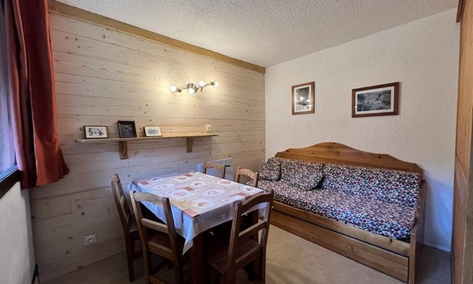Val Cenis Appartement | 2ème étage, balcon, télévision, casier à ski, 24m², Val Cenis