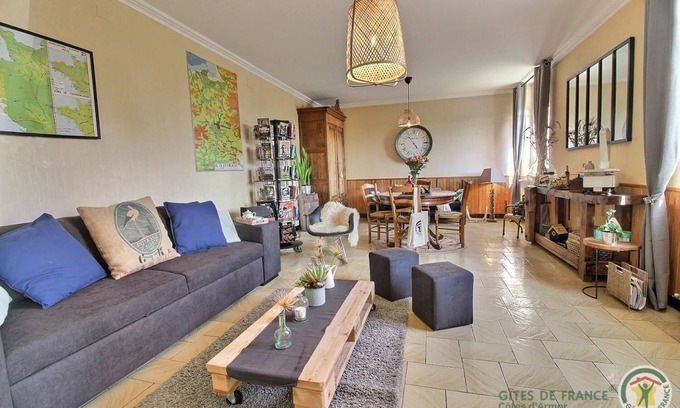 Pluduno Maison | 110 m² Gîte ∙ 3 chambres ∙ 6 personnes