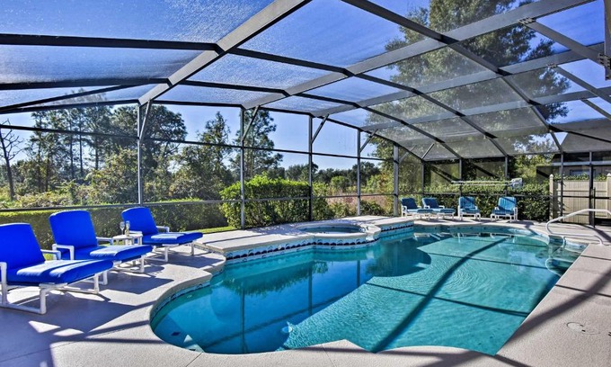 Orange Tree Maison | 12 Mi to Disney Home with Pool and Spa in Clermont