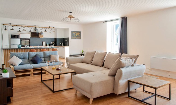 Loctudy Appartement | 123 m² Appartement ∙ 3 chambres ∙ 6 personnes