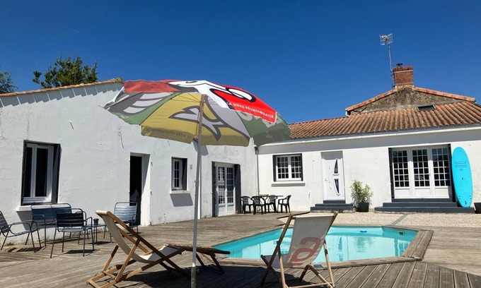 St Benoist-sur-Mer Maison | à 15 minutes des plages, maison de village avec jardin et piscine