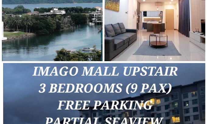 Downtown Kota Kinabalu Appartement | 157 m² Appartement ∙ 3 chambres ∙ 9 personnes