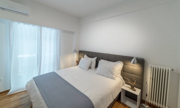 Koukaki Station Balnéaire | 16 m² Chambre privée ∙ 1 chambre ∙ 4 personnes