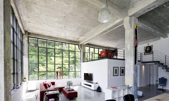 Neustadt-Stadtmitte Appartement | Appartement loft 160 m2 de style usine dans un monument Bauhaus pour 6 personnes